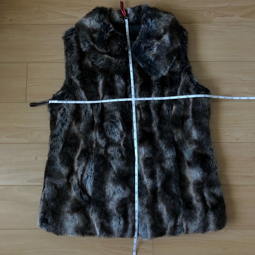 Rachel Zoe Faux Fur Vest Xs Nwot - image 8